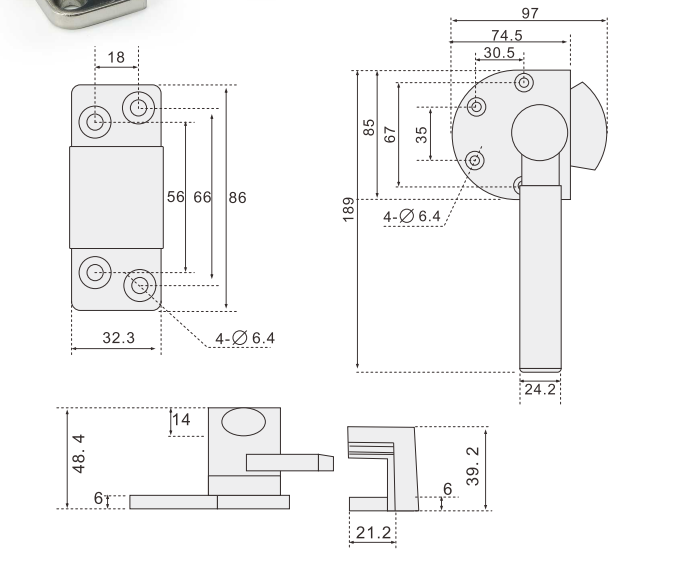 全鋼直柄把手,海鮮蒸柜把手,蒸烤廚具把手,歐拓制造